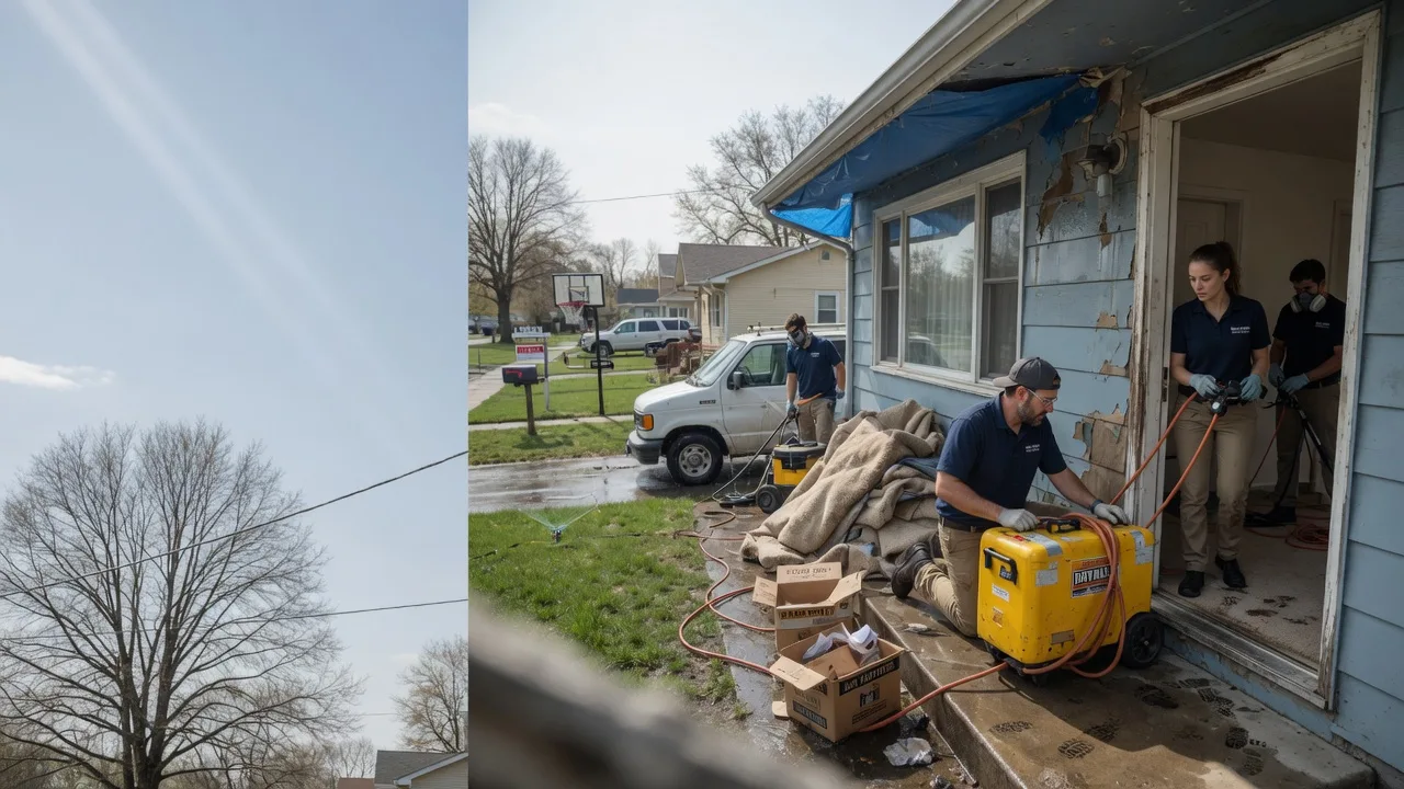Basement Flood Cleanup in Little Hocking, OH near me